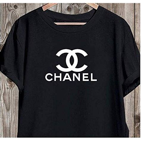 chanel logo t shirt mens|Chanel logo t shirts women.